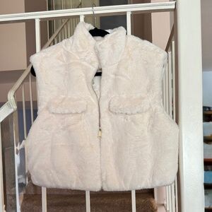 White Fur Vest